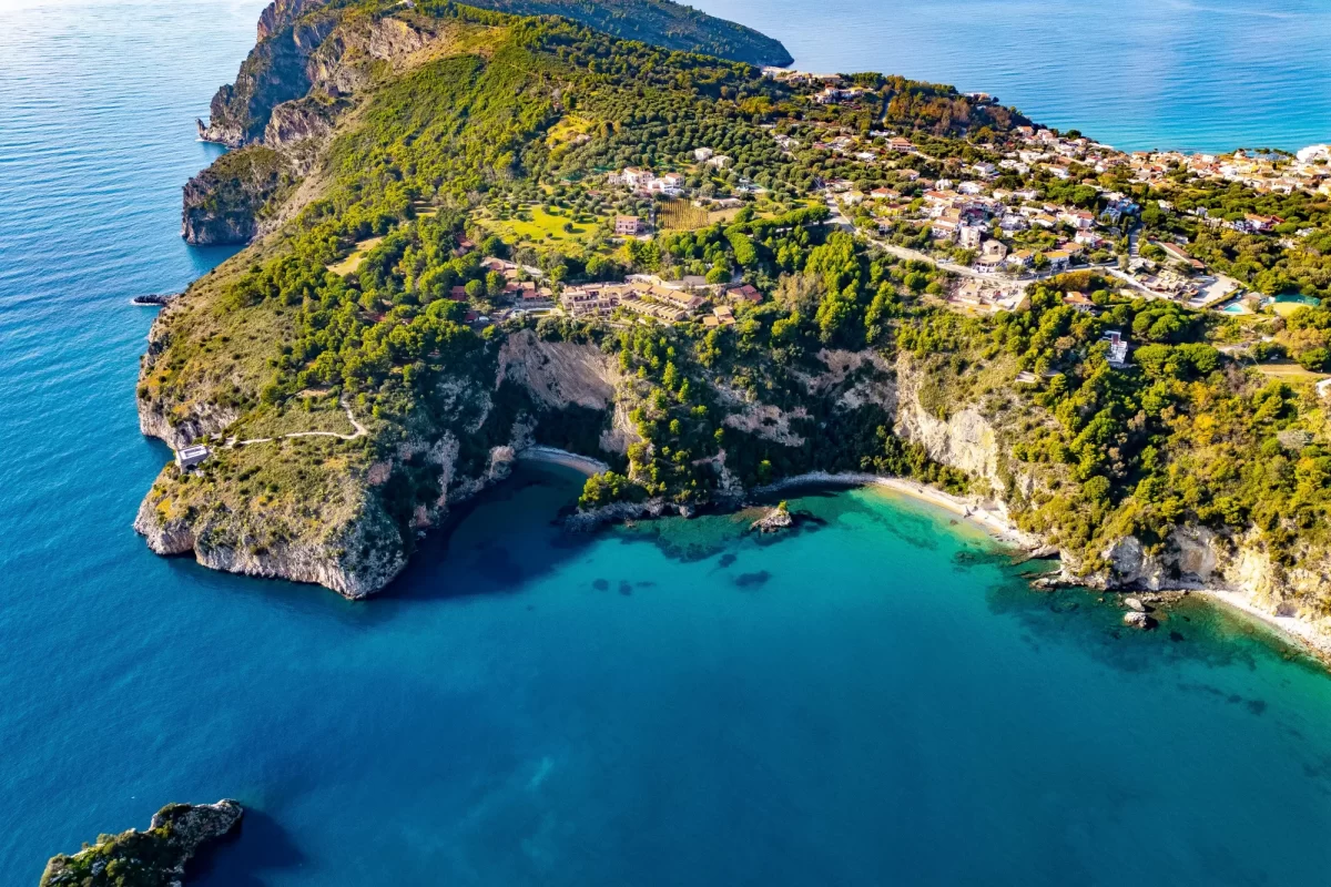 Baia del Buon Dormire vista dall'alto